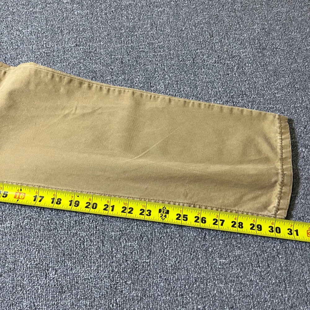 Levi's 514 Straight Fit Pants 32x32 Tan Khaki Cotton Casual - Picture 7 of 8